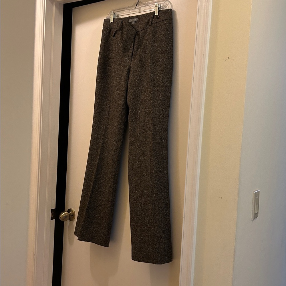 Ann Taylor Wool Slacks Dark Brown